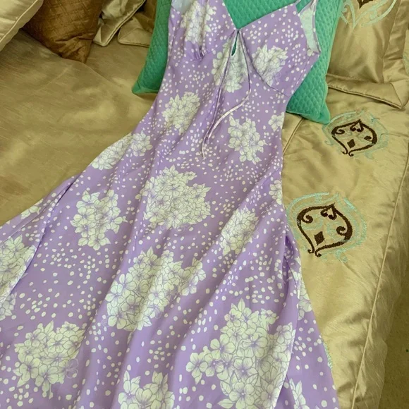 Revolve Endless Summer Floral Suki Dress in Purple Lavender - Picture 10 of 12